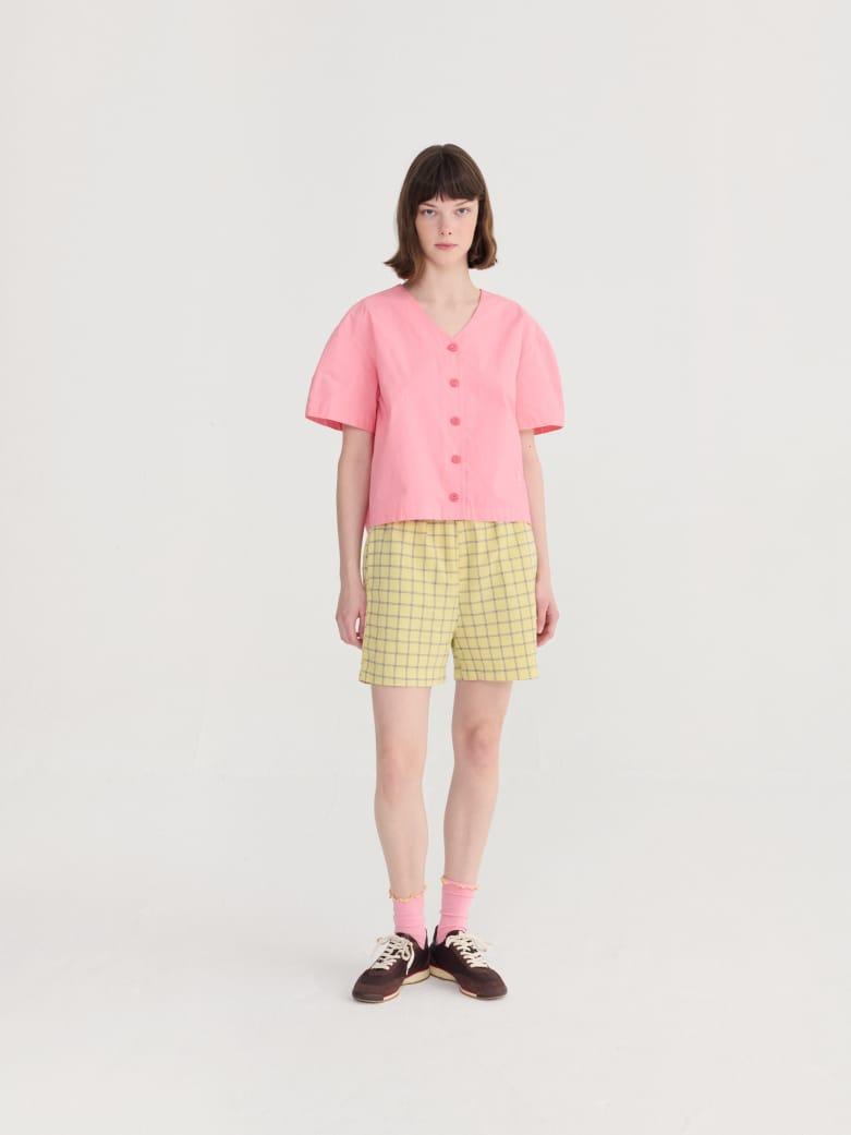 Bobo Choses Paper Touch Cropped Blouse Bluse Damen rosa